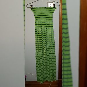 Long Strapless Dress